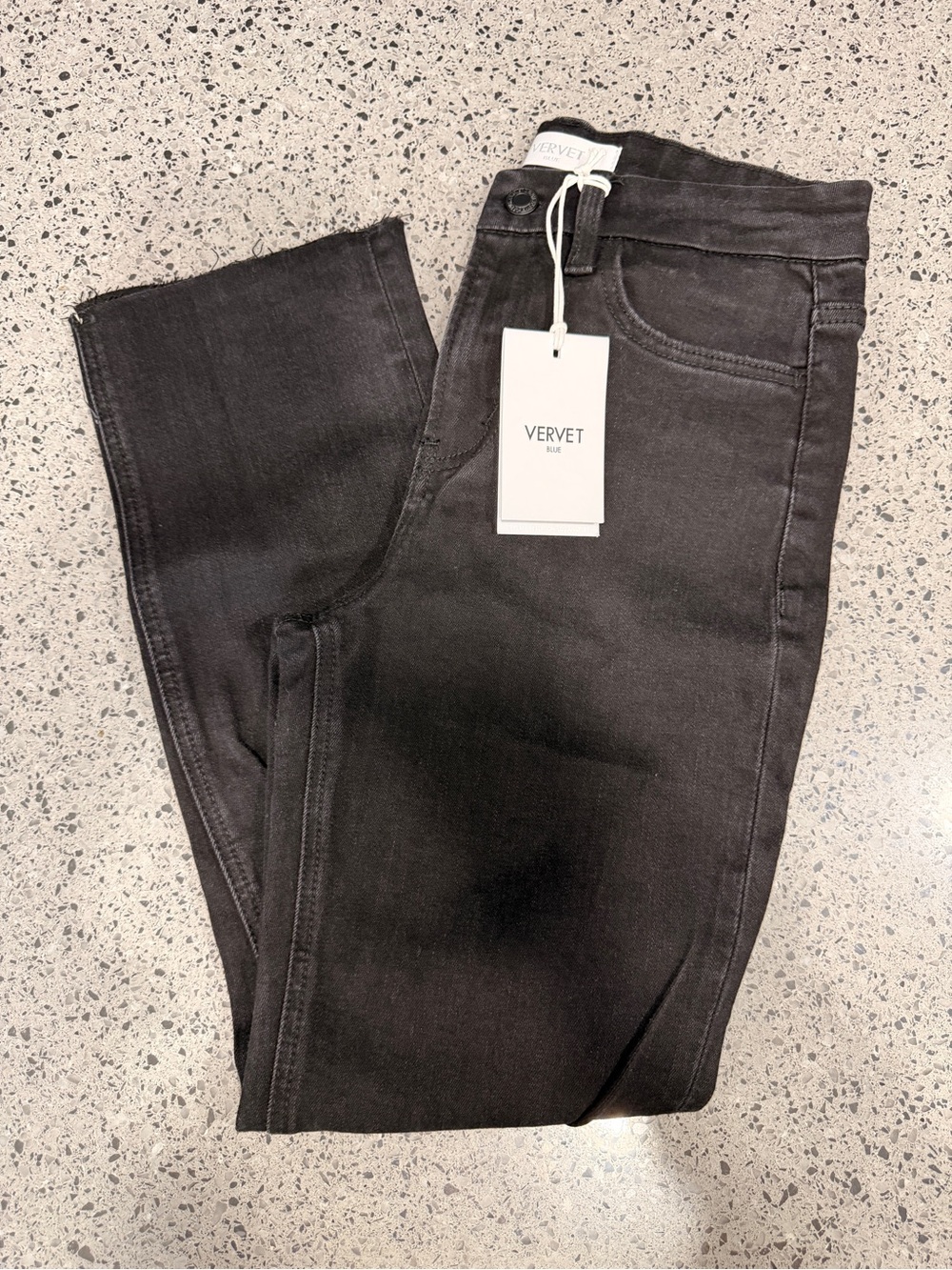 Vervet by Flying Monkey Women's Black Stretch Jeans